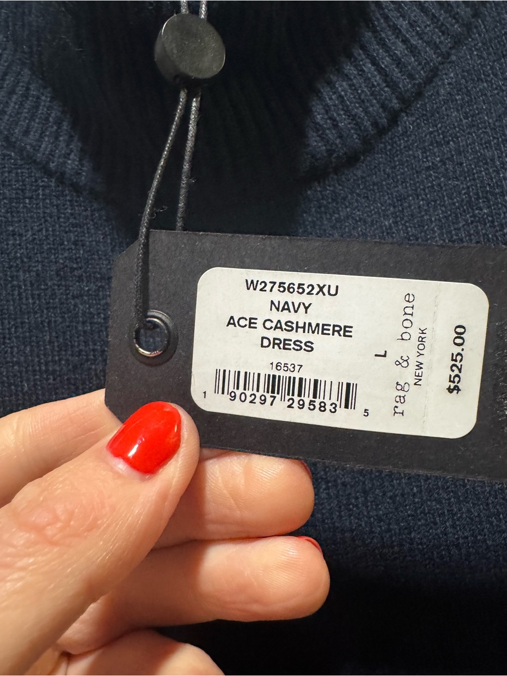 NWT Rag & Bone Ace Cashmere Dress - Picture 3 of 4